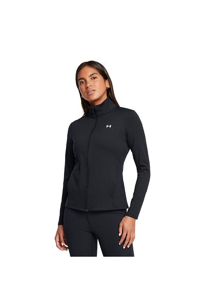 Under Armour Удобно черно дамско яке с дълъг ръкав - с лого на марката 1388650 -001