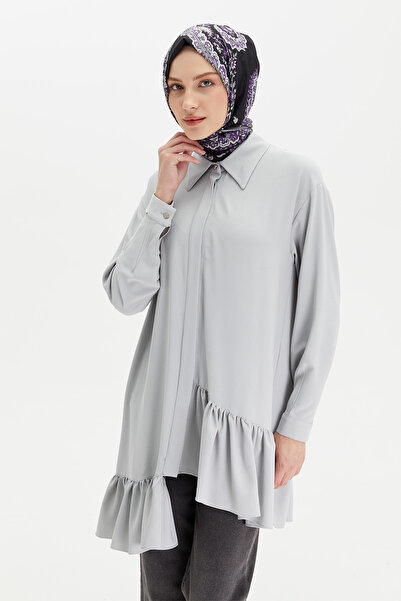 Setrms Asimetrik Oversize Tunik