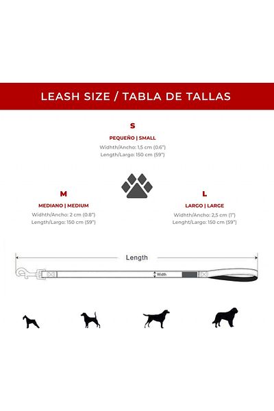 Astorpet lesă pentru câini, poliester/metal, negru/alb, 1,5 m x 1,5 cm