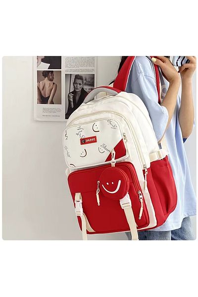 delis Women's backpack, Sabira GT3673, Red