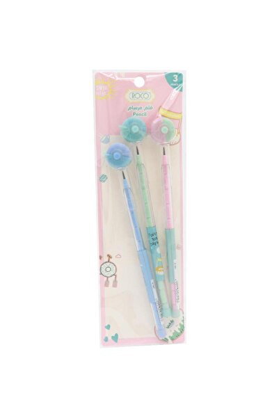 Roco قلم رصاص ميكانيكي مع ممحاة متوسط 0.7 مم