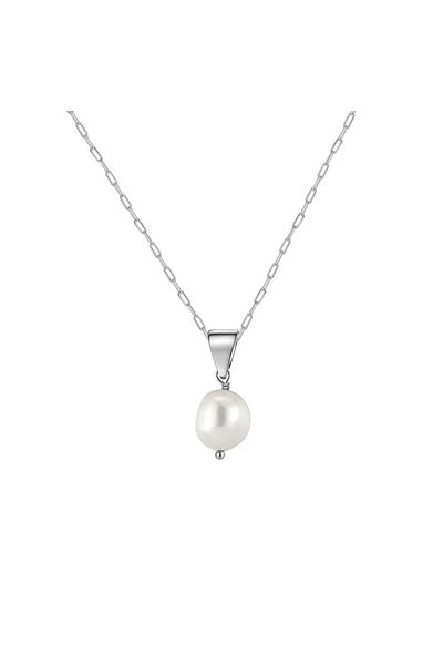 delis Lantisor argint 925, JW1537, model perla, placat cu rodiu