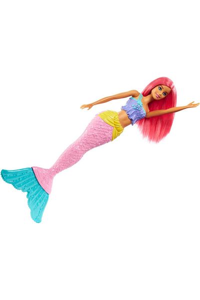 mattel Barbie Doll, Dreamtopia, Mermaid with Pink Hair