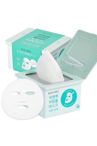 DEWYTREE PICK AND QUICK Calming Full Mask 30 pcs - Soothing Sheet Masks