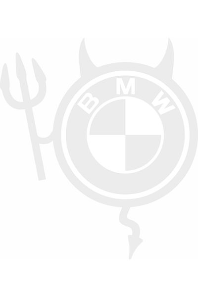 Image Car sticker, IMAGE, Dracusor BMW, white, 19 x 21 cm