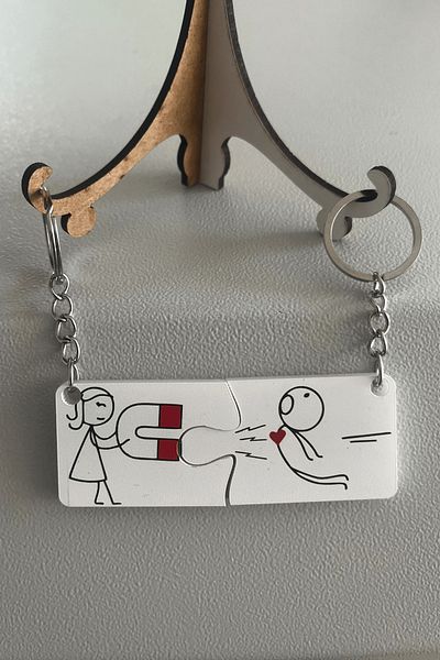 Design 4N Keychain/Keychain for Couples