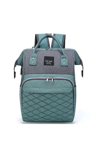 delis Multifunctional backpack for mothers, Mavina GT3695, Gray/Green