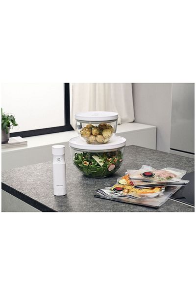 Zwilling J. A. Henchkels Zwilling Fresh & Save Bowls Vacuum Starter Set Glass / M/L, 9-Piece