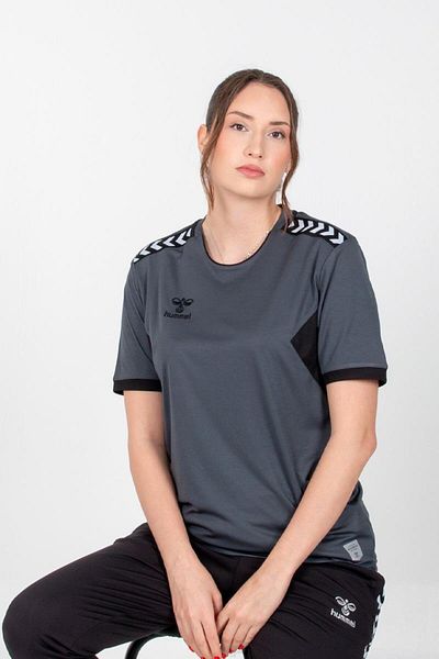 hummel Αυθεντικό μπλουζάκι προπόνησης Anthracite