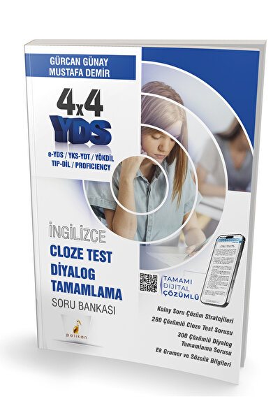 Genel Markalar YDS İngilizce 4x4 Cloze Test Diyalog Tamamlama Soru Bankası