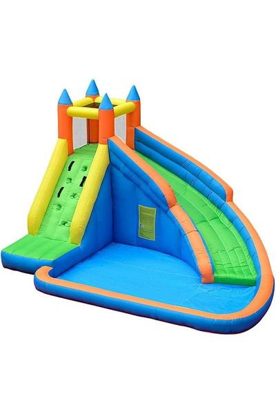 Hualans Inflatable Bounce Slide Water Park Backyard Bouncy Slide