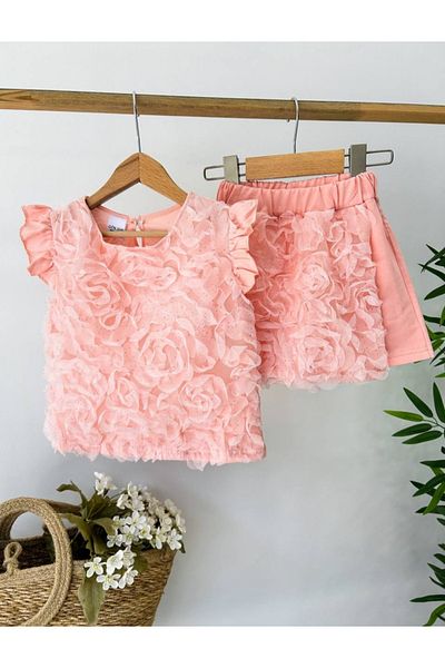 FLOWER BABY Girl's Floral Suit