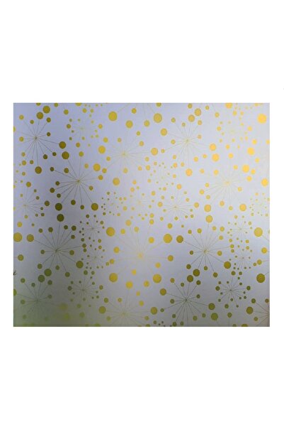 media Διακοσμητική μεμβράνη παραθύρου, κίτρινες βούλες, 5 μ. x 1 μ.