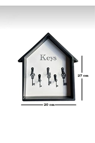 Kitchen Line ΚΡΕΜΑΣΤΗ ΚΛΕΙΔΑΡΙΑ ΓΙΑ ΤΗΝ ΠΟΡΤΑ ΤΟΥ ΣΠΙΤΙΟΥ ΑΠΟΤΕΛΕΙ ΜΕΡΙΔΑ ΤΗΣ ΚΛΕΙΔΑΡΙΑΣ ΜΑΥΡΟ