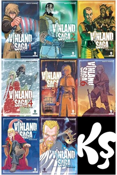 Akıl Çelen Kitaplar Vinland Saga - Vinland Destanı 1-2-3-4-5-6-7-8 manga seti...