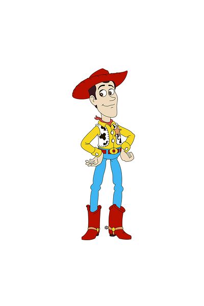 INOVATIX Set de 8 piese, autocolant Woody Toy Story, INOVATIX®. 6 cm