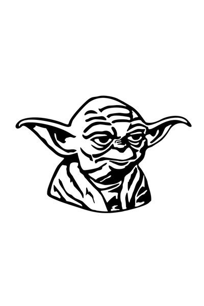 INOVATIX Set de 8 piese, autocolant Yoda Mandalorian Star Wars, INOVATIX®. 6 cm