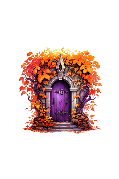 INOVATIX Set de 8 bucăți, autocolant ușă violet magic, INOVATIX®. 6 cm