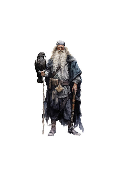 INOVATIX Set de 8 piese, autocolant Zeul Odin, INOVATIX®. 6 cm