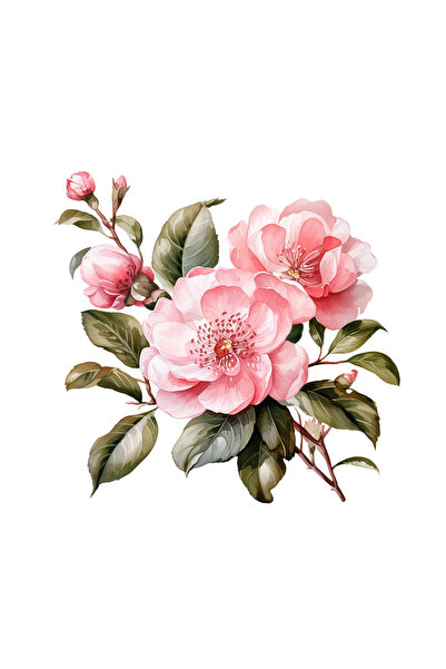 INOVATIX Set de 8 piese, autocolant Trandafiri Inocenți, INOVATIX®. 6 cm