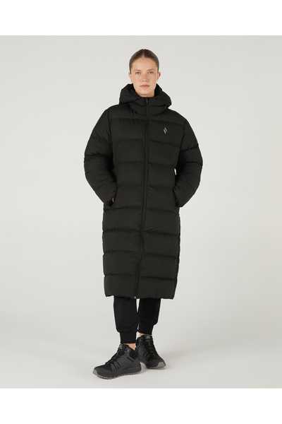 SKECHERS W Outerwear Puffer Jacket Women Black Coat S242132-001