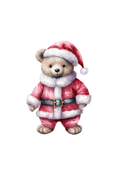 INOVATIX Set de 8 piese, autocolant Ursuleț costumat în Moș Crăciun, INOVATIX...