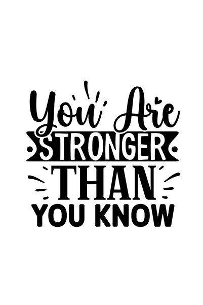 INOVATIX Set de 8 piese, Autocolant Ești mai puternic decât crezi, INOVATIX®....