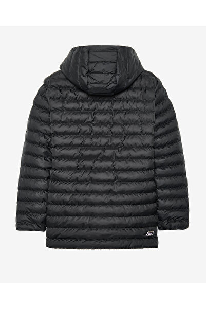SKECHERS W Outerwear Polar Lining Padded Jacket Kadın SİYAH Mont S242101-001