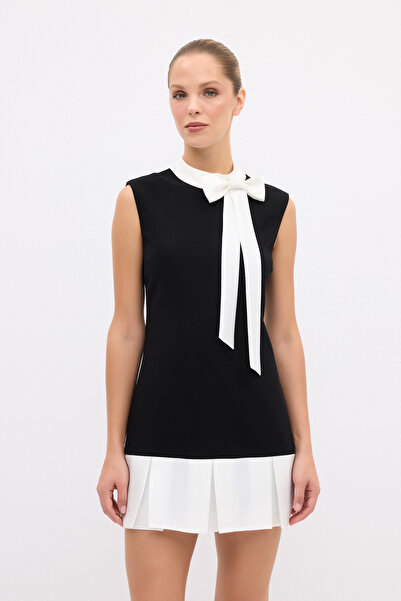 adL Night Zoom Fiyonk Detaylı Mini Elbise