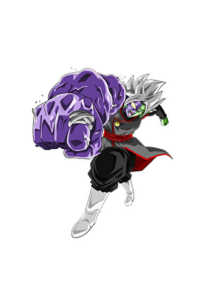 INOVATIX Set de 8 piese, autocolant Zamasu luptă amenințător Dragon Ball Z, I...