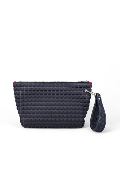 Bilik Deri Scuba Dark Gray Women's Portfolio & Clutch Bag Yeliz