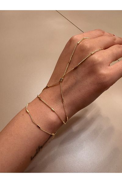 Passionis Jewelry Gold Shahmeran with Fine Line Details