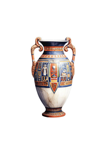 INOVATIX Σετ 8 τεμαχίων, αυτοκόλλητο αιγυπτιακού κεραμικού βάζου, INOVATIX®. ...