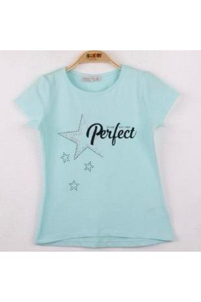 Toontoy Girl's Perfect Star Printed T-Shirt