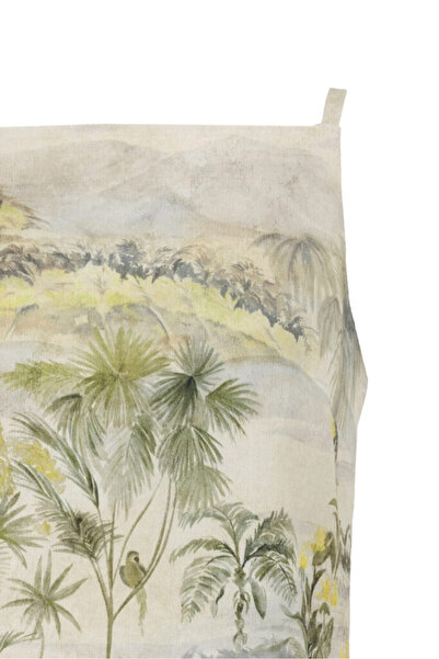 Exquise Thin Strap Regular Fit Tropical Print Blouse