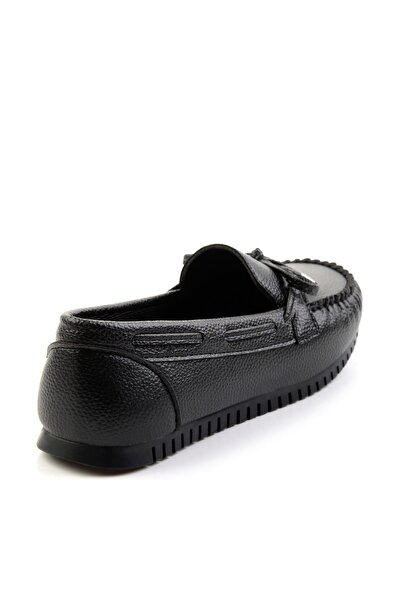 Bambi Siyah Kadın Loafer Ayakkabı K01542010809