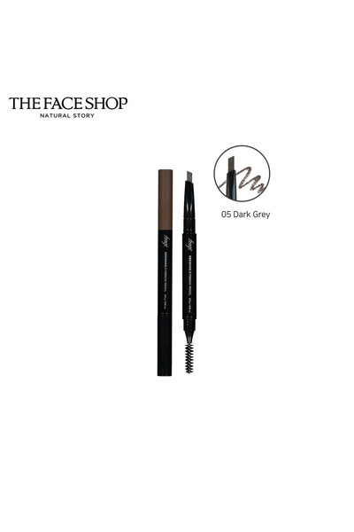 The Face Shop Brow Lasting Proof Pencil 05 || Dark Brown || Waterproof