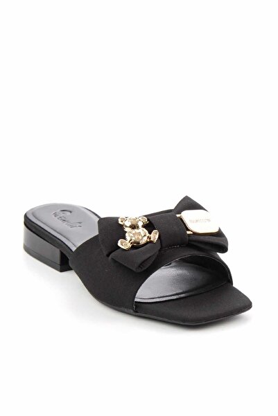 Bambi Mat Siyah Kadın Terlik K04213286638