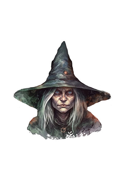 INOVATIX Set de 8 piese, autocolant Vrăjitoarea cu ochi albaștri, INOVATIX®. ...