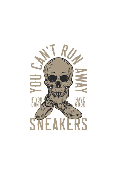 INOVATIX Set de 8 piese, autocolant Nu poți fugi adidași, INOVATIX®. 6 cm