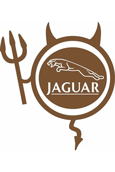 Image Sticker auto, IMAGE, Dracusor JAGUAR, cupru, 19 x 21 cm