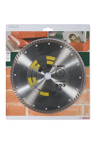 Bosch Turbo Top Diamond Cutting Disc Wheel Silver 230mm