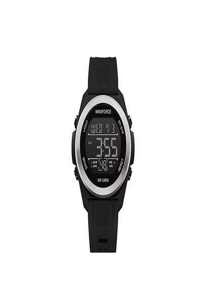 Naviforce Men Watch NF7111 B Silicone 45mm Black
