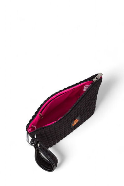 Bilik Deri Scuba Black Women's Portfolio & Clutch Bag Yeliz