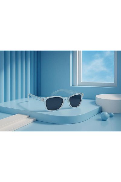 Tics Tiny 3-7 Years Old Children's Sunglasses -Transparent