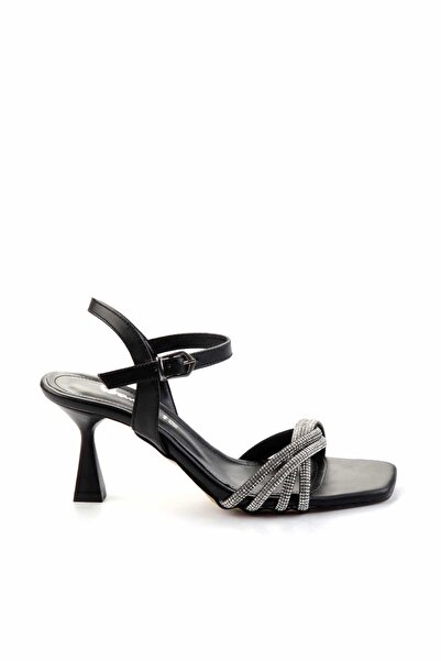 Bambi Siyah Kadın Klasik Topuklu Ayakkabı K05477050109