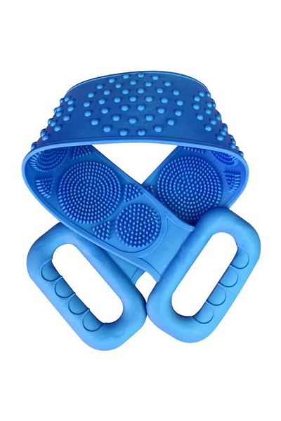 OEM Silicone shower brush, 70 cm, Blue