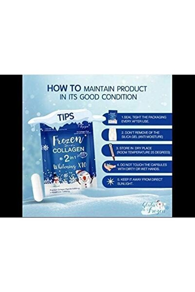 Frozen Gluta Frozen Collagen 2 In 1 Whitening X10 Naturally Radiant Brightening