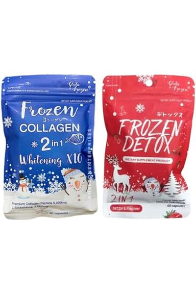 Frozen Collagen Frozen Glutathione (60 Capsules)