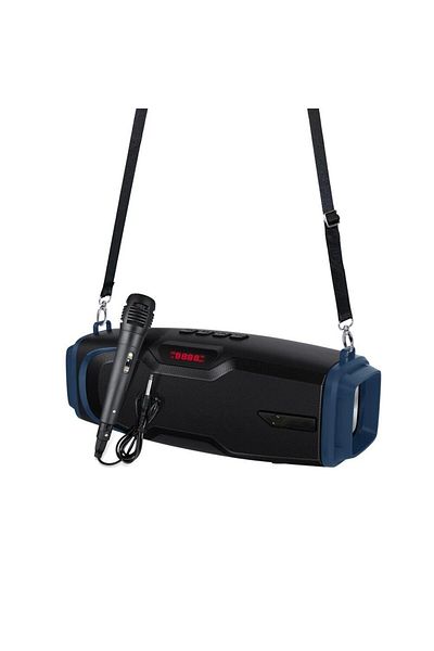 Andowl 2 in 1 portable speaker with Karaoke and wireless microphone